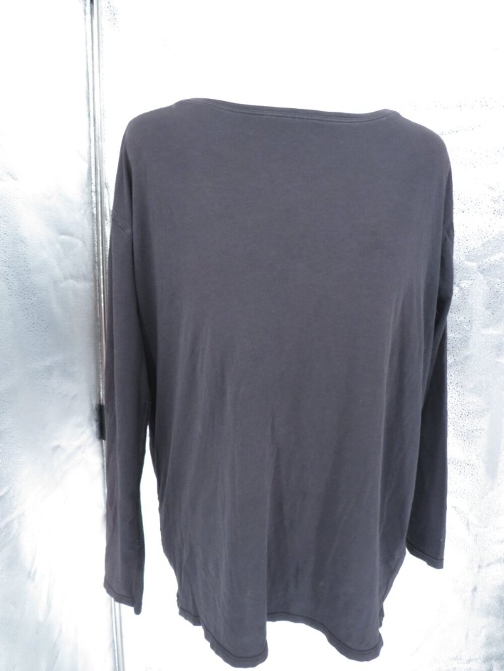 Lululemon Boatneck Top Black Oversized Long Sleeve Shirt Pullover Womens XL 2XL - Picture 2 of 6